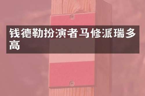 钱德勒扮演者马修派瑞多高