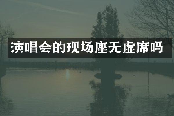 演唱会的现场座无虚席吗