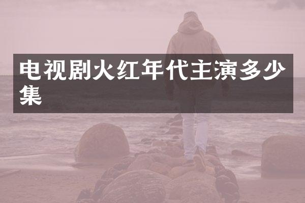 电视剧火红年代主演多少集
