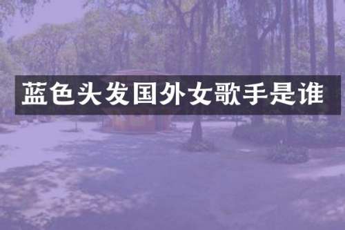 蓝色头发国外女歌手是谁