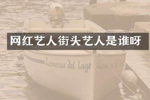 网红艺人街头艺人是谁呀