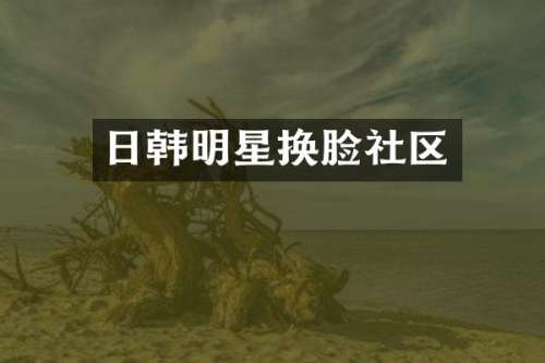 日韩明星换脸社区