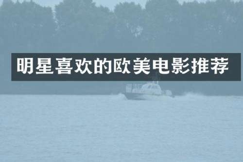 明星喜欢的欧美电影推荐