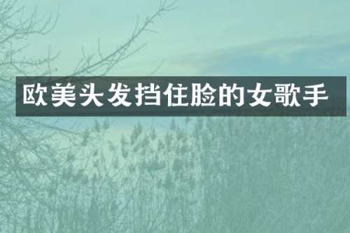 欧美头发挡住脸的女歌手