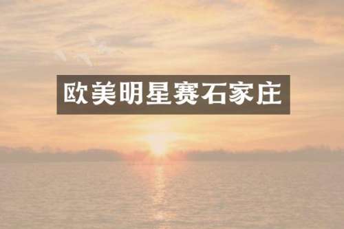 欧美明星赛石家庄