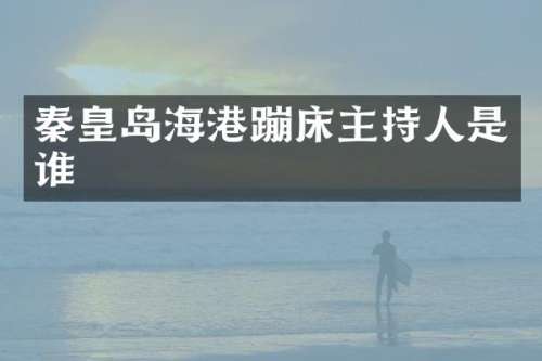 秦皇岛海港蹦床主持人是谁
