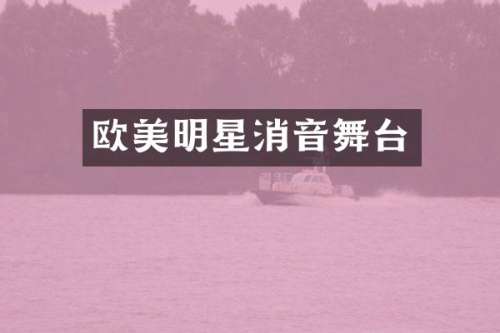 欧美明星消音舞台