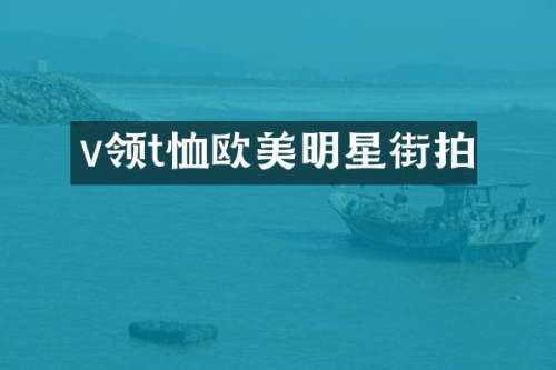 v领t恤欧美明星街拍