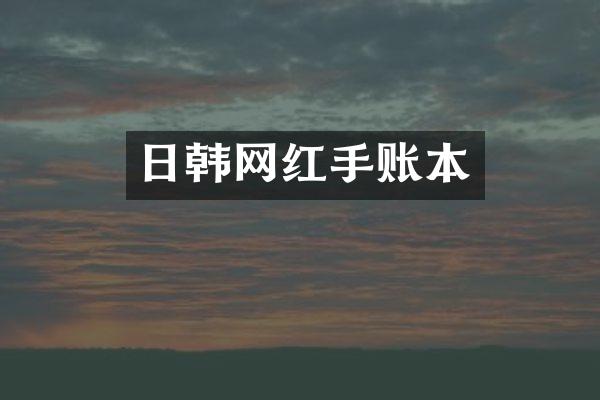 日韩网红手账本