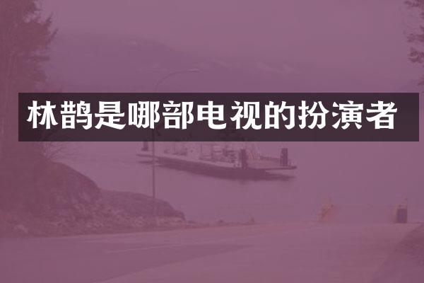 林鹊是哪部电视的扮演者