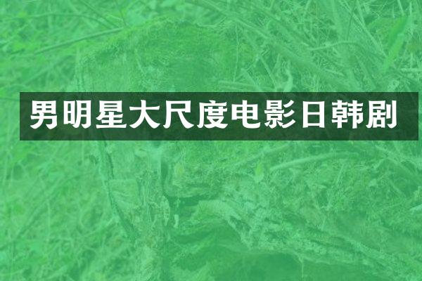 男明星电影日韩剧