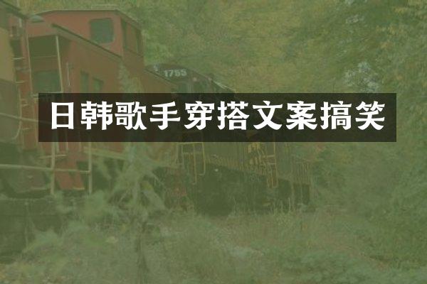 日韩歌手穿搭文案搞笑