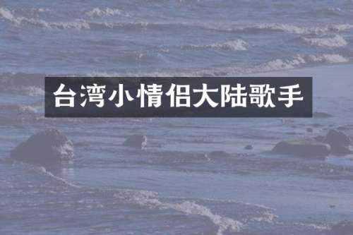 台湾小情侣大陆歌手