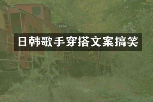 日韩歌手穿搭文案搞笑