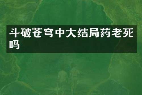 斗破苍穹中大结局药老死吗