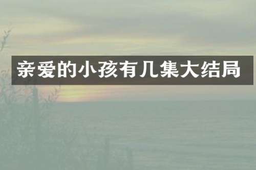 亲爱的小孩有几集大结局