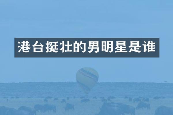 港台挺壮的男明星是谁