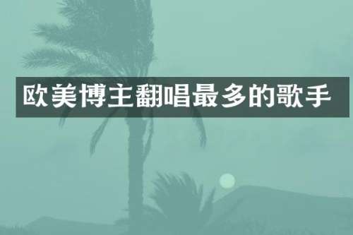 欧美博主翻唱最多的歌手