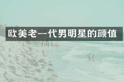 欧美老一代男明星的颜值