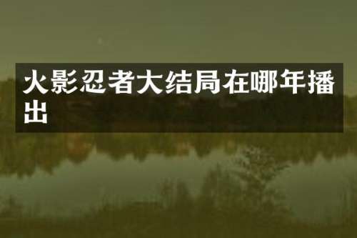 火影忍者大结局在哪年播出