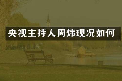 央视主持人周炜现况如何