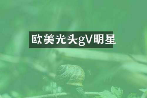 欧美光头gV明星