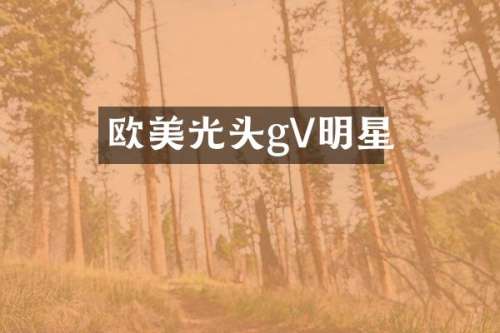 欧美光头gV明星