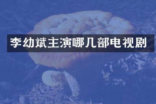 李幼斌主演哪几部电视剧