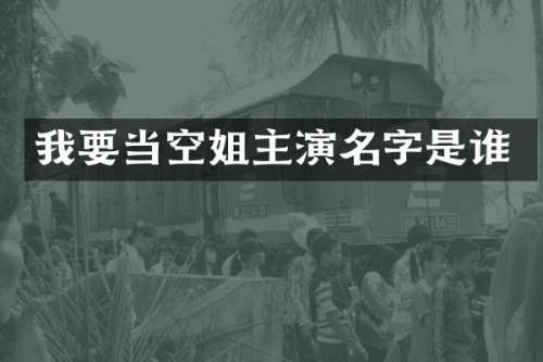 我要当空姐主演名字是谁