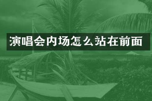 演唱会内场怎么站在前面