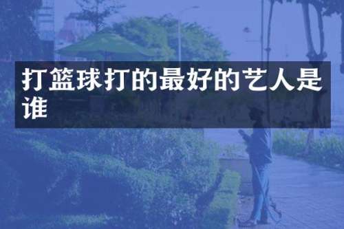打篮球打的最好的艺人是谁