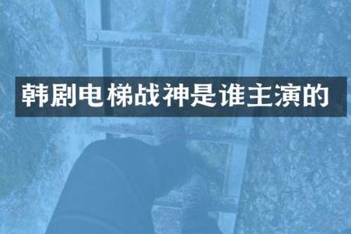 韩剧电梯战神是谁主演的