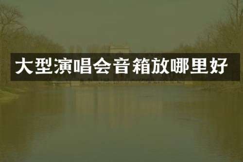 大型演唱会音箱放哪里好