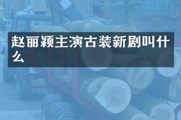 赵丽颖主演古装新剧叫什么