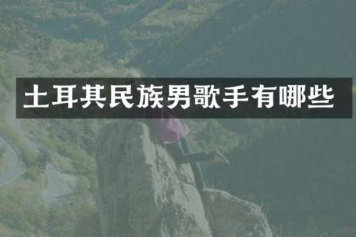 土耳其男歌手有哪些