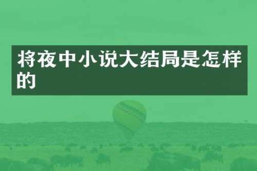 将夜中小说大结局是怎样的