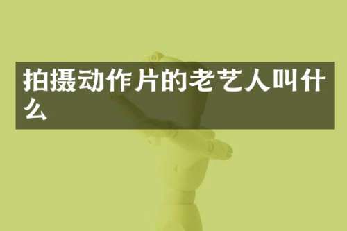 拍摄动作片的老艺人叫什么