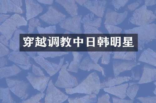 穿越中日韩明星