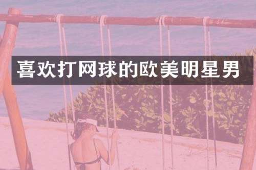 喜欢打网球的欧美明星男