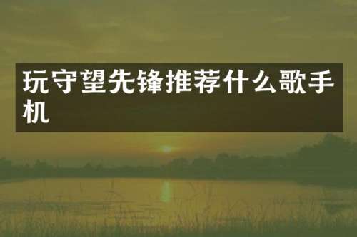 玩守望先锋推荐什么歌手机