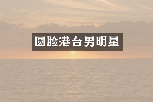 圆脸港台男明星
