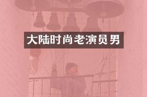 大陆时尚老演员男