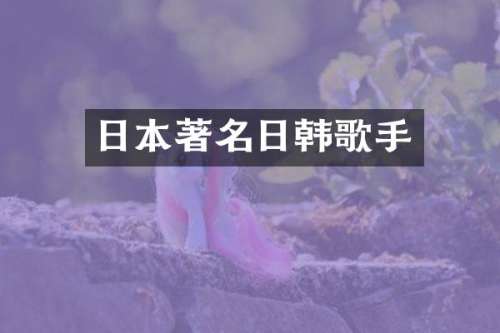 日本著名日韩歌手