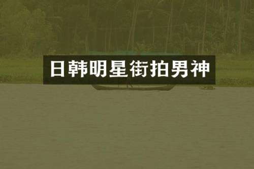 日韩明星街拍男神