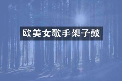 欧歌手架子鼓