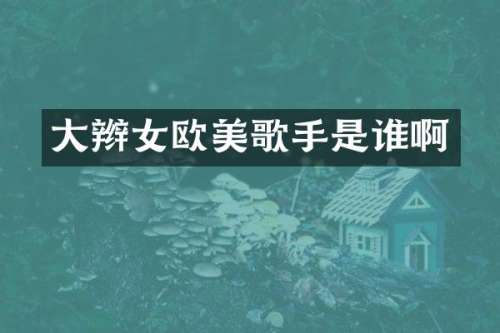 大辫女欧美歌手是谁啊