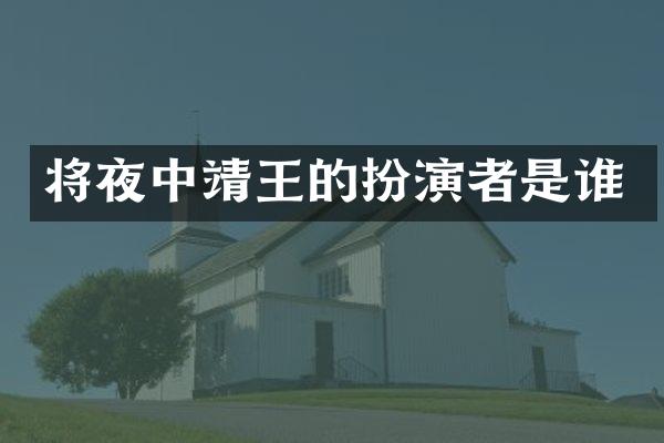 将夜中靖王的扮演者是谁