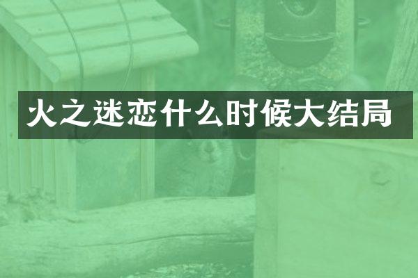 火之迷恋什么时候大结局