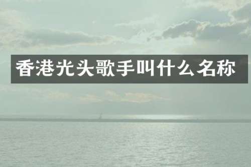 香港光头歌手叫什么名称