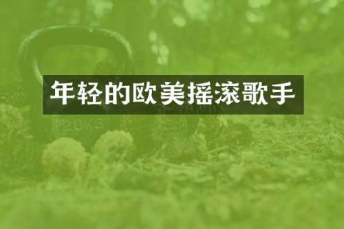 年轻的欧美摇滚歌手